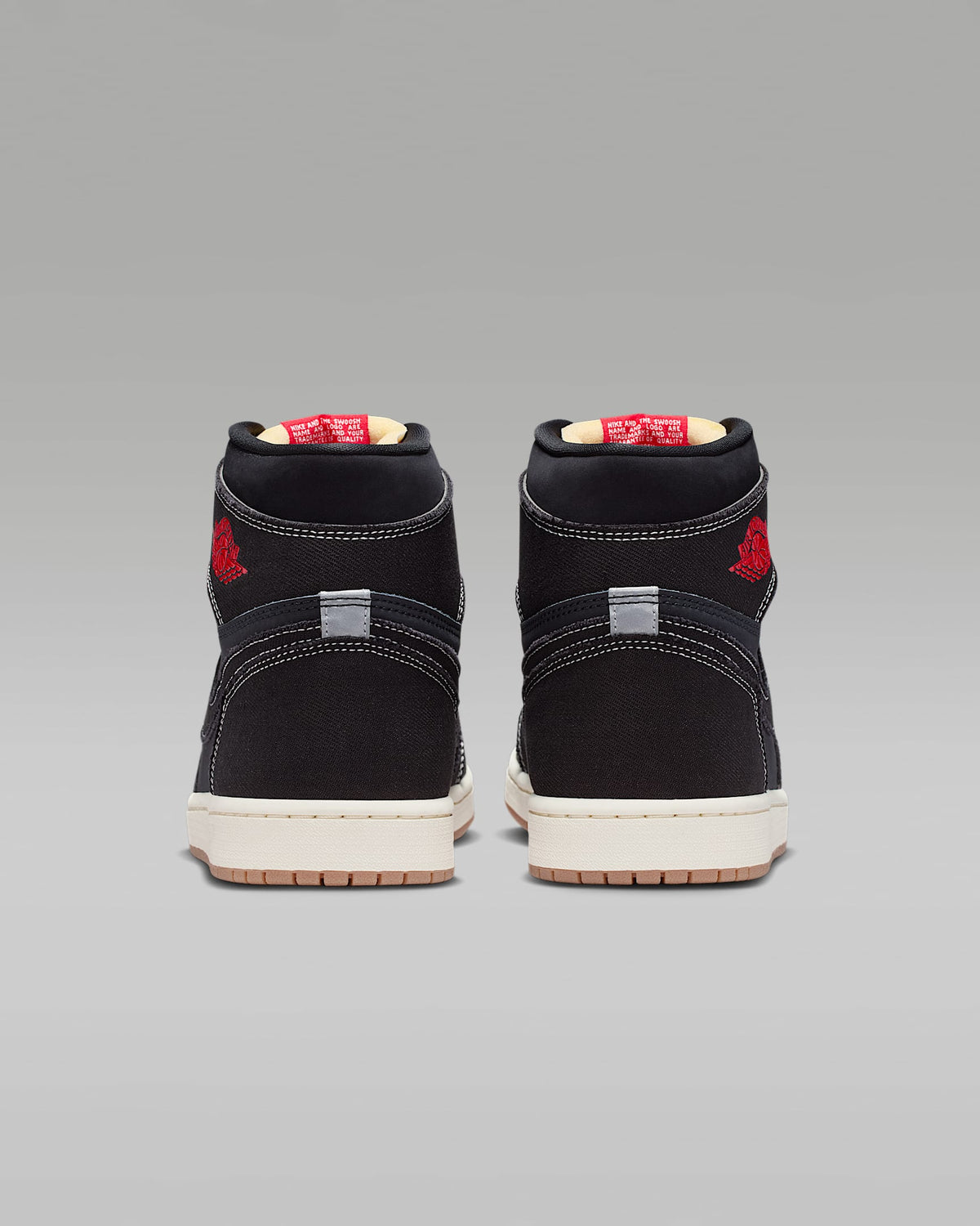 Air Jordan 1 High OG Black Sail and Gym Red Sneakers