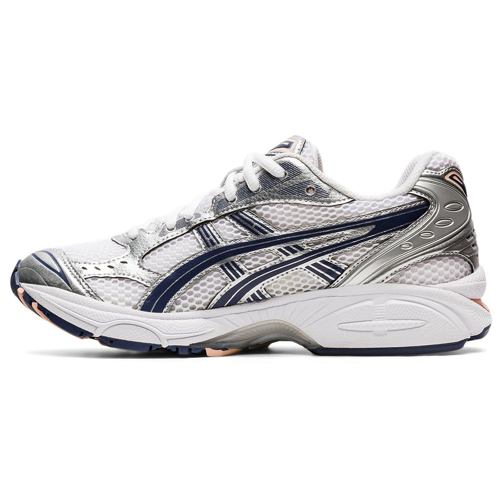 Asics Gel-Kayano 14 White / Metallic Silver / Dark Navy