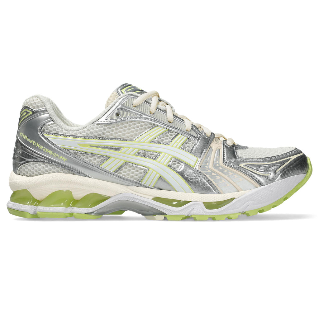 Asics Gel-Kayano 14 White / Metallic Silver / Lime Green