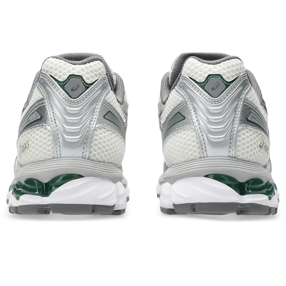 Asics Gel-Nimbus White / Metallic Silver / Dark Green / Beige