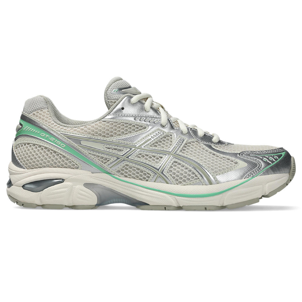 Asics GT-2160 Silver / Off-White / Light Green