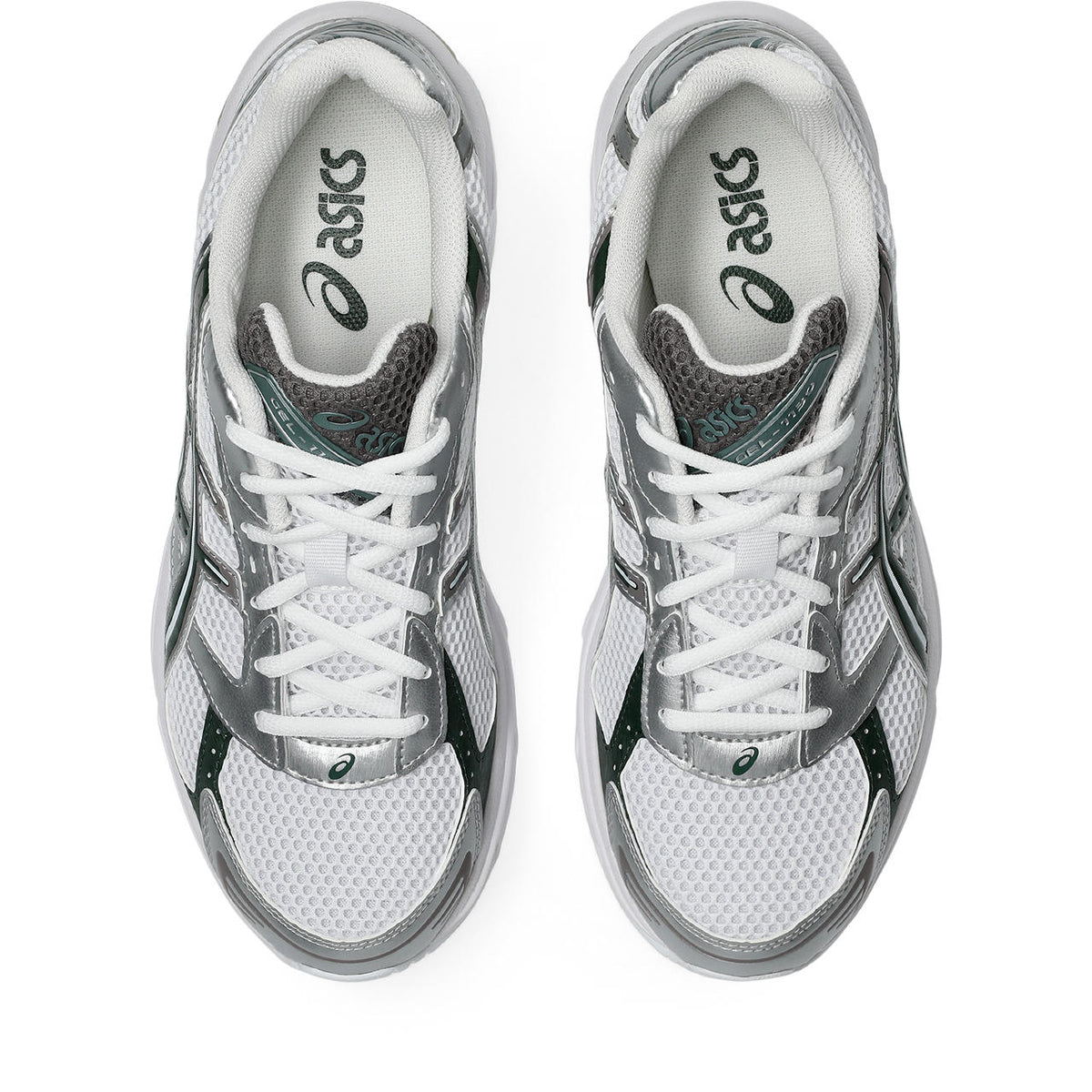 Asics Gel-1130 – White/Silver/Dark Green Sneaker