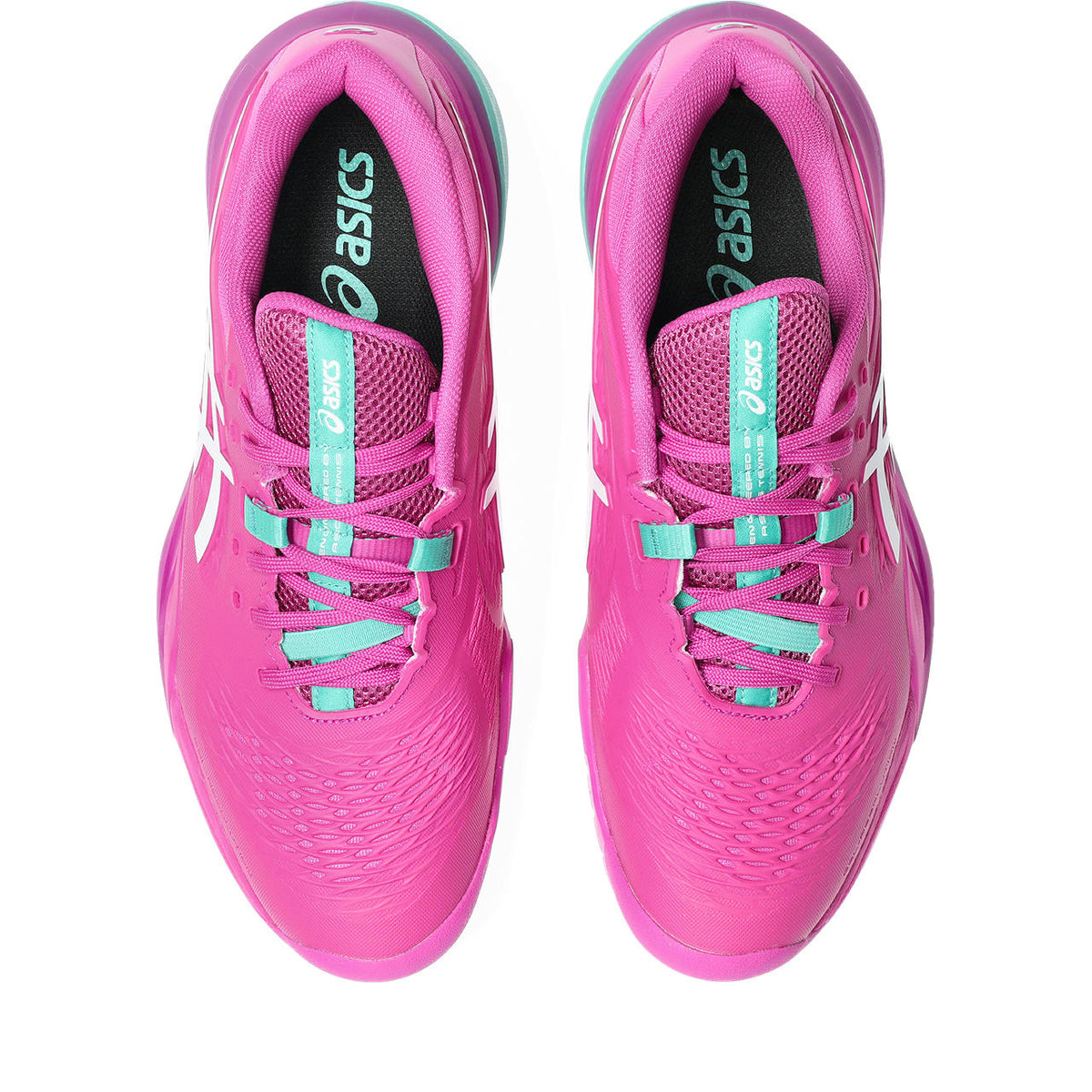 Asics Gel-Resolution – Hot Pink/White/Turquoise Tennis Sneaker