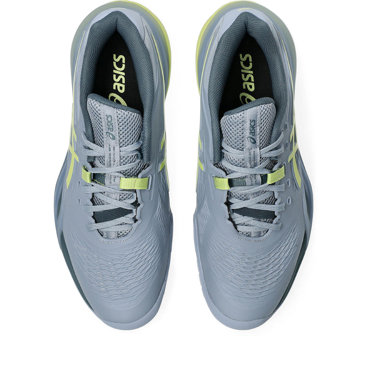 Asics Gel-Resolution – Grey/Pale Lime Yellow Tennis Sneaker
