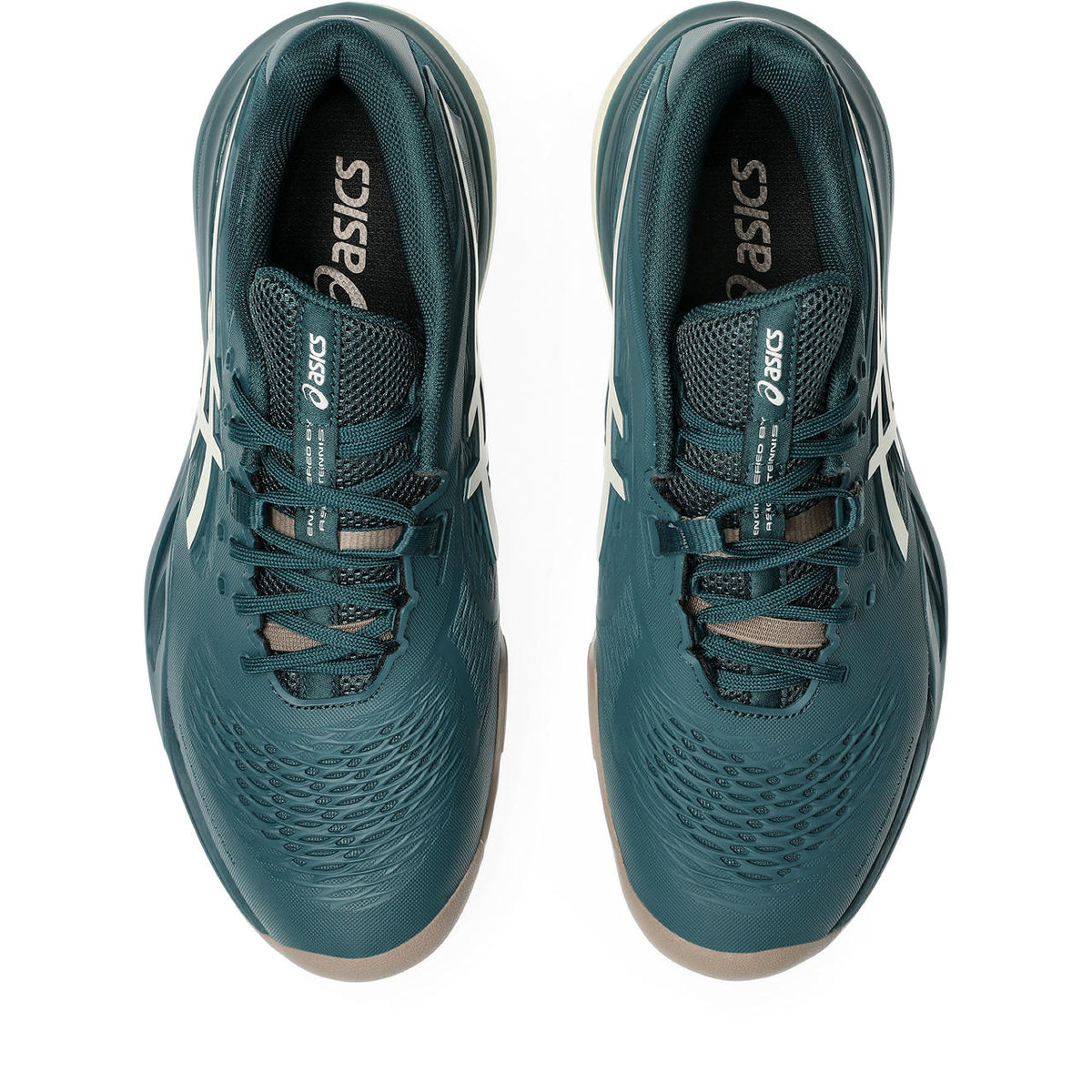 Asics Gel-Resolution – Teal/Off-White Tennis Sneaker