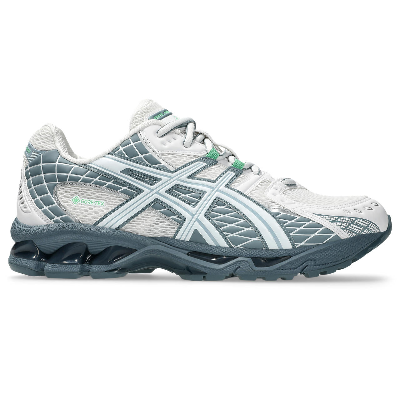 Asics Gel-Kayano 14 White / Light Green / Slate Blue