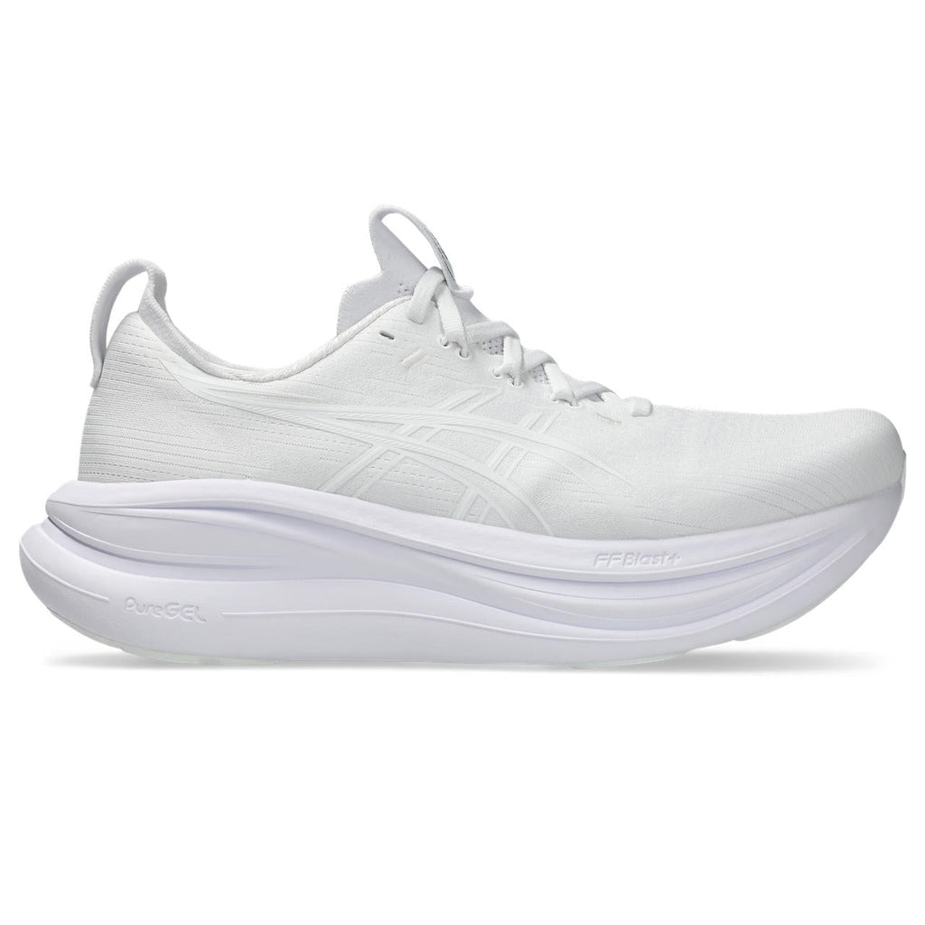 Asics Gel-Nimbus 28 – Triple White Running Shoe