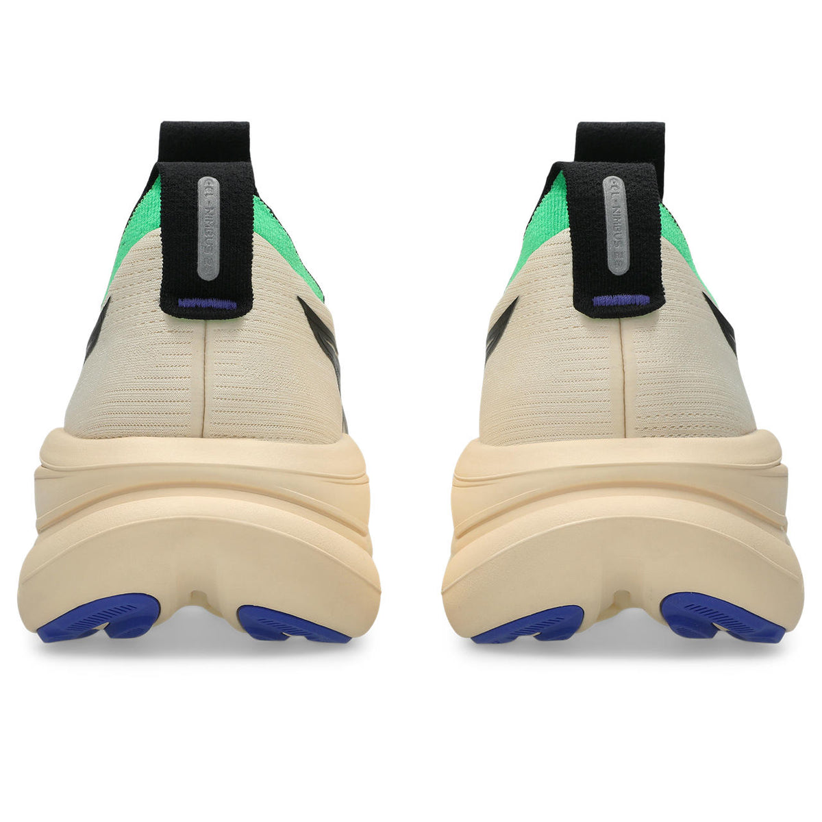 Asics Gel-Nimbus 28 – Cream/Black/Green Running Shoe