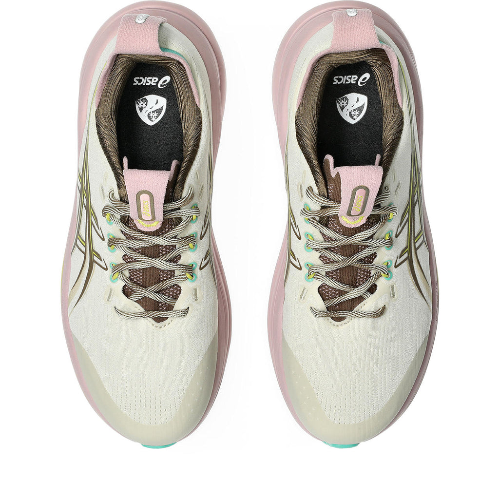 Asics Gel-Nimbus Off-White / Pink / Brown / Lime
